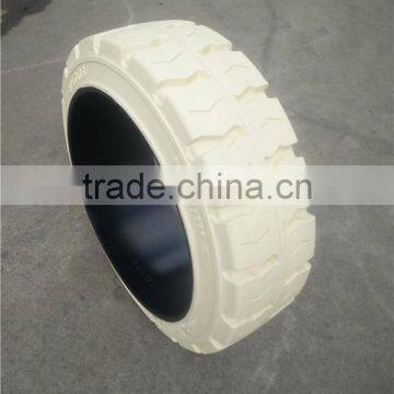 Factory Non-marking Tyre Industrial Solid Forklift Tires 457x178x308mm photo-5