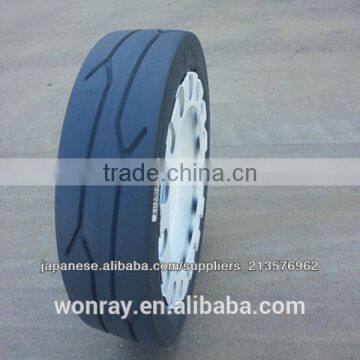 16x4 Solid Tire With Brake for Bobcat, Wheel for Lifting Platform photo-3