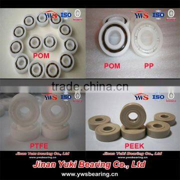 PP POM PEEK PTFE Plastic ball bearing 6006 6007 6008 6009