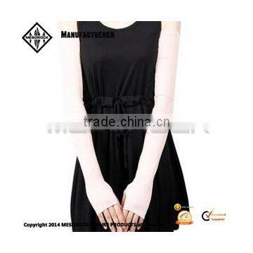Women Arm Sleeves Fingerless Gloves Custom Car Sunshade Stretchy Long Sleeve photo-3