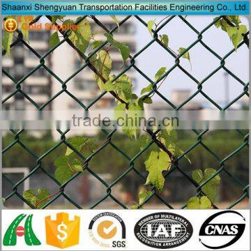 Cheap black chain link fence panels price for garden guard