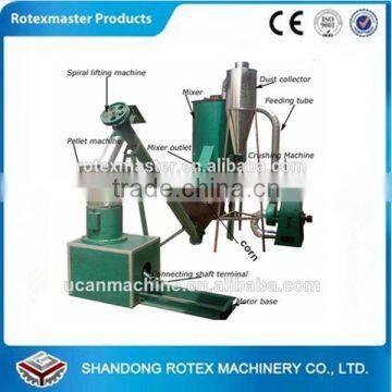 600-800Kg/h agriculture electrical poultry farming animal feed processing plant pellet machine