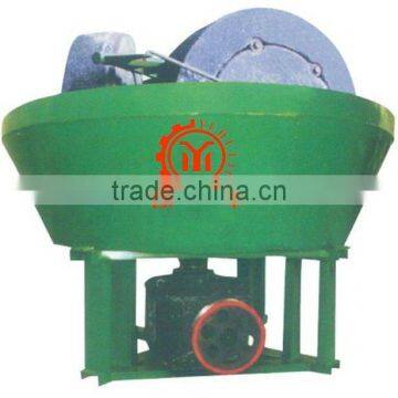 gold wet pan mill /cone wet grinding machine / gold ore selection machine