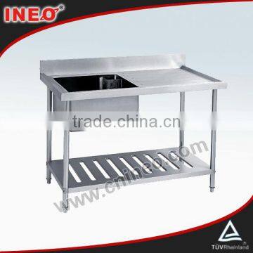 Commercial Restaurant One Bowl Deep Stainless Steel Kitchen Sink