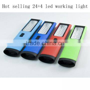 24+4 Led Working Light With Ultra Bright Led Flashlight Led Working Lamp photo-2