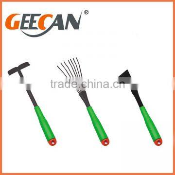 Hot Selling 6pcs A3 Steel 50# Carton Steel Garden Tool Set With Paiting in Black