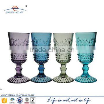 Blue Colored Glass Stemware photo-2