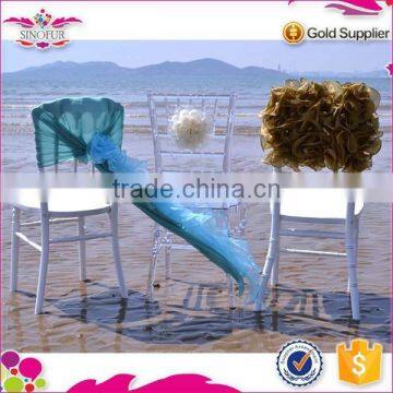 2015 New Design Sinofur resin napoleon chiavari chair