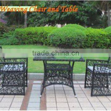 Garden Furniture - Nest Weaving Chair and Table