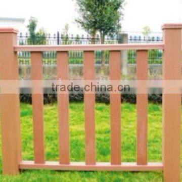 Easily assembled decorative garden fencing WPC fence wood plastic composite garden fence panels