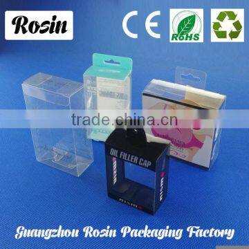 High quality custom logo printing clear plastic packaging box,pet pp pvc box