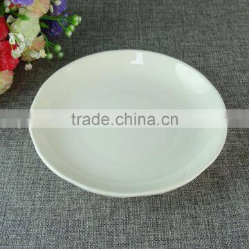 Wholesale 7/8inch White Round Ceramic Porcelain Plate Set Dinnerware photo-2