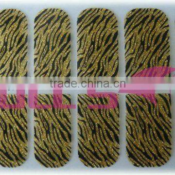 Strips Polish Glitter Mix Colors Nail Art Transfer Nail Foil