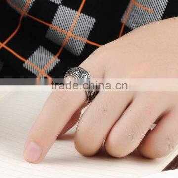 High Polished Men Jewellery Figure Rings 316l Surgical Stainless Steel Men Ring photo-6