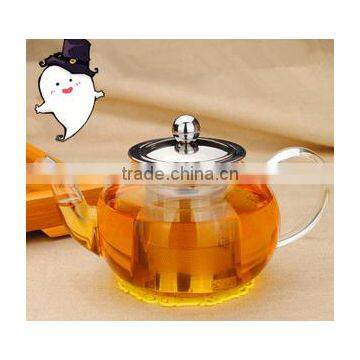 Borosilicate Lampworking Pyrex Glass Tea Pot600ml,800ml,1000ml