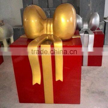 Red With Gold Frp Christmas Gift Box photo-5