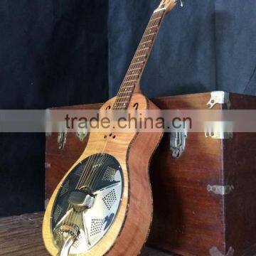 Resophonic Guitar, Single Cone Resonator Guitar, Handmade Resonator Guitar photo-2