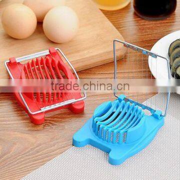 China Cheap Stock Manual Plastic Egg Slicer Egg Tools Mushroom Slicer photo-5