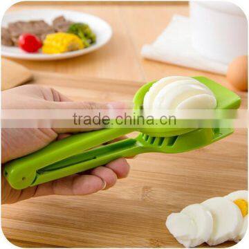 Wholesale Stock Plastic Egg Slicer Egg Tools Mushroom Slicer With Handle