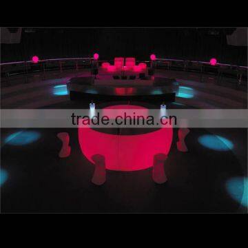 LED Light Up Curved Bar Counter for Indoor and Outdoor for Sale photo-3