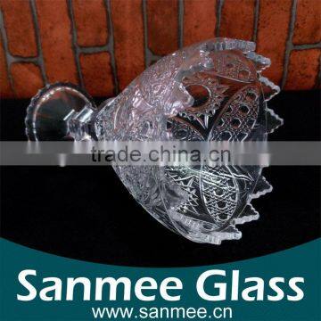 Good Quality Low Price China Manufacture Glass Punch Bowl photo-2