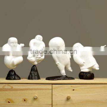 wholesale home decoration resin figure crafts lovely character