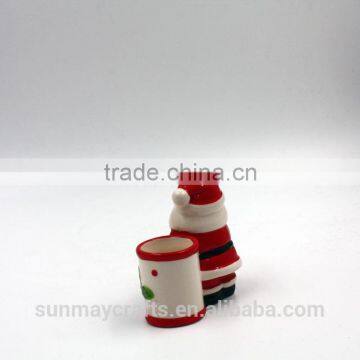 Oem Christmas Ceramics Santa Claus Statue for Deocration photo-5