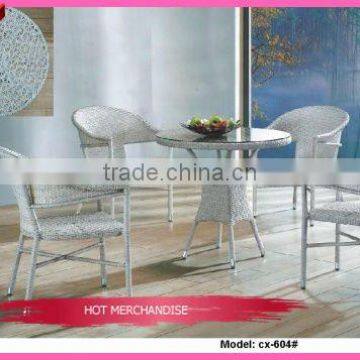 indoor rattan dining table and chairs