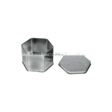 Hexangular Metal Candy Tin Box