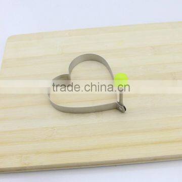 Hot Selling Novelty Cook Fried Egg Pancake Stainless Steel Heart Shaper Mould Mold Kitchen Tool Rings photo-5