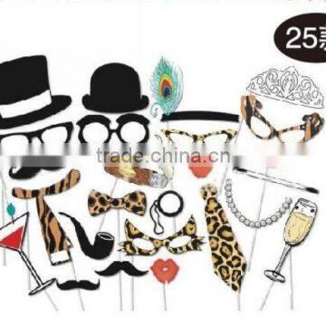 Wedding favor party photo booth props 25 pcs/set popular hot selling festival studie