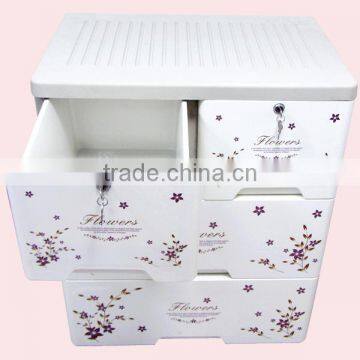 Printing Flower Mini Plastic Storage Drawers photo-4