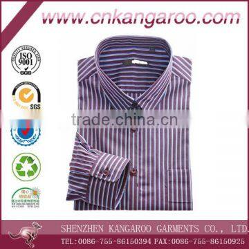 Trendy italy designer's striped easy care dress shirt