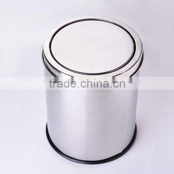 Office Recycling Garbage Bin With Swing Cover photo-3