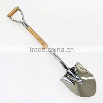 silver color shovel