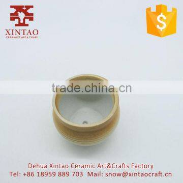 Dehua Factory Supply Very Cheap China Pottery Art Brown Ceramic Flower Pots for Plants photo-2