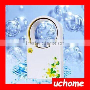 UCHOME New Design Usb Air Condition,mini Bladeless Fan,no Leaf Desk Fan photo-6