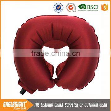 Factory Small Size U Shape Inflatable Travel Air Pillow