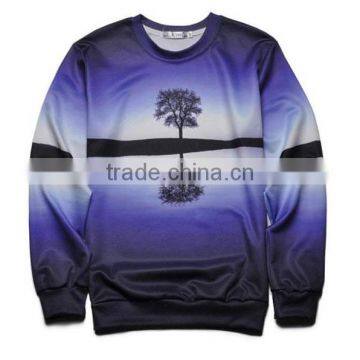 Custom Men Crew Neck All Over Digital Print Hoodies