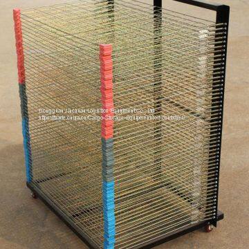 Stainless Steel Screen Printing Drying Rack For T Shirts / Non Woven