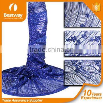 2015 New Fashion Nigerian French Lace Styles With Wholse Price Fabric From Bestway FL0057 photo-5