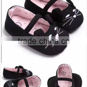 2017 Pink Black 1 Month Baby Gift Animal Design Cat Cute Child Shoe photo-3