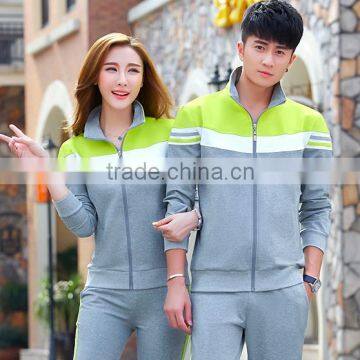 Custom plain popular tracksuit wholesale latest design tracksuit Top design sportswear tracksuit for couple