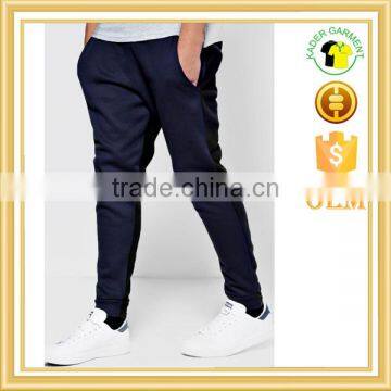 new design sweat pants two side splice joggers custom your own design