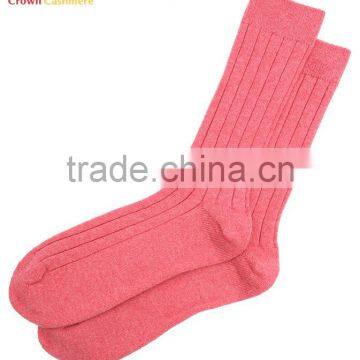 Wholesale Cable 100% Cashmere Socks Unisex Cashmere Socks Women photo-2