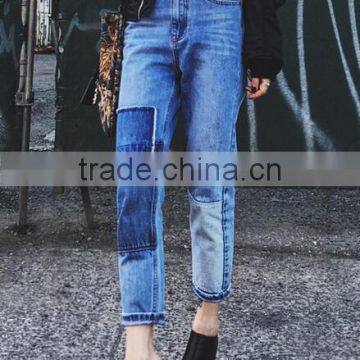 4781 Runwaylover Hot Sale Ladies Washing Denim Jeans photo-2