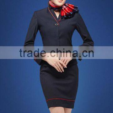 Flight Attendant Hat And Bespoke Airline Uniforms Sets Pattern photo-6
