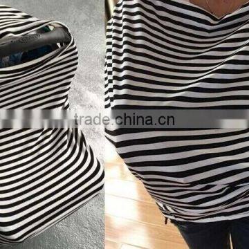 Infant Baby Car Seat Cover Rayon Nursing Cover Car Seat Canopy Polka Dot Baby Canopy Stretchy Car Seat Cover photo-2