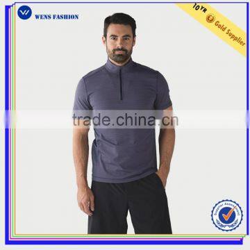 Factory custom sweatshirt without hood wholesale mens half zip sweatshirt