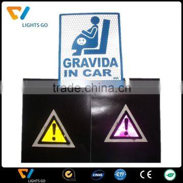 Heat Transfer Glow in the Dark Car Number Sticker photo-2